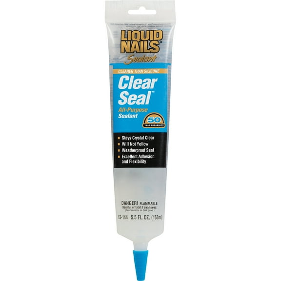 Liquid Nails Clear Seal CS-144 5.5 oz. All-Purpose Sealant