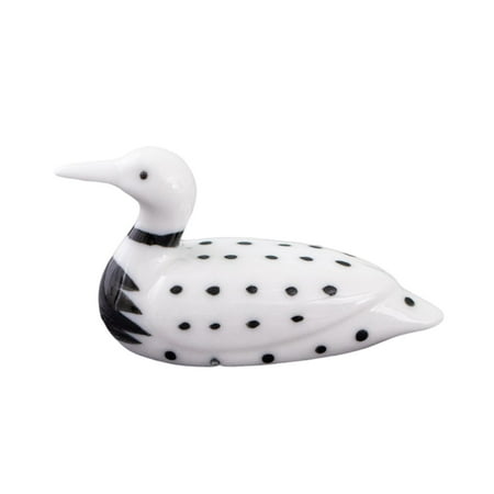 

VEAREAR Cutlery Rest Creative Shape Polished Adorable Appearance Smooth Edge Multipurpose Hold Chopsticks Porcelain Duck-Shaped Chopstick Rest Craft Display Ornament for Home