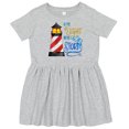 thumbnail image 3 of Inktastic Be the Light in the Storm Lighthouse Girls Toddler Dress, 3 of 5