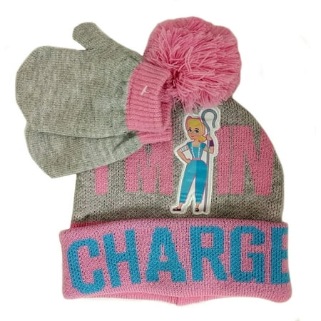 

Disney Toy Story 4 Bo Peep Hat and Mittens Set