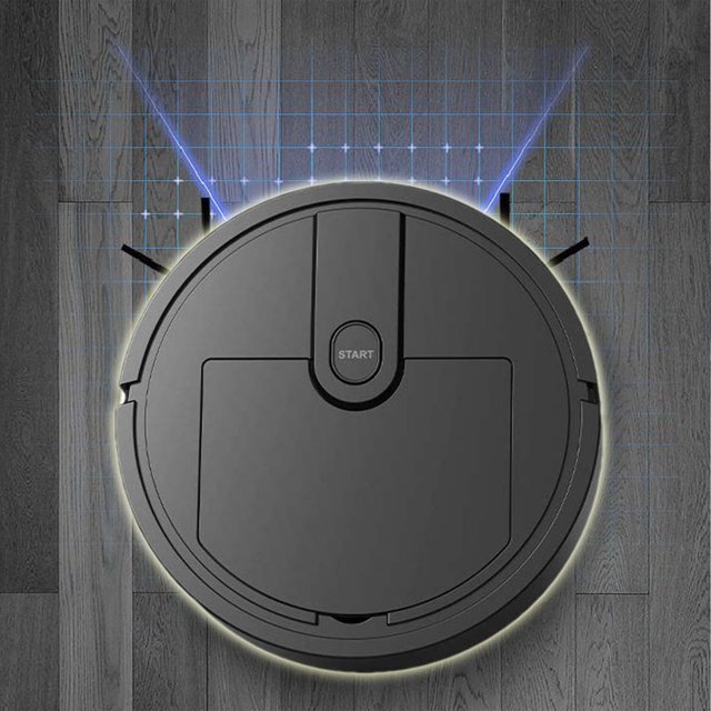 Robot aspirador y fregador Naxoaeo en liquidación. Potente aspirador y fregador. Autocargable para suelos duros, pelos de mascotas y alfombras de pelo corto. Diseño delgado y silencioso.