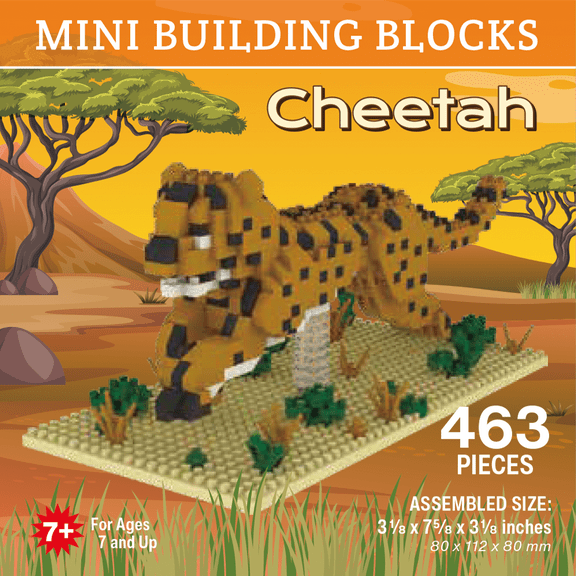 Mini Building Blocks - Cheetah
