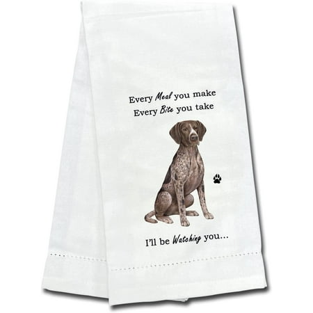

ARCOCO-Weimaraner Kitchen Towels - Soft Highly Absorbent - Weimaraner Gifts - Dish & Tea Towels - Reusable Quick Drying - 100% Natural Cotton