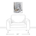 thumbnail image 3 of Creative Products Snowy Forest Deer 16 x 20 Canvas Wall Art, 3 of 4