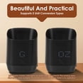 thumbnail image 5 of Digital Coffee Bean Dosing Cup for Espresso with LED Scale High Precision Espresso Ground Measurer Barista Strength Brewing Accessory Coffee Lover Present (Black, Sleek Design), 5 of 10