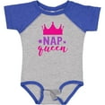 thumbnail image 3 of Inktastic Nap Queen, Crown, Stars - Pink Purple Girls Baby Bodysuit, 3 of 5
