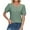 Green, variant on Ahdbta Womens Summer Tops Short Sleeve Square Neck T Shirts Dressy Casual Tunic Tops Puff Sleeve Cute Tops for Women