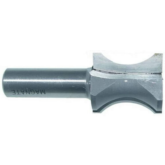 Magnate 1306 Finger Nail Router Bit - 7/8" Bead Height, 3/16" Cutting Depth, 1/2" Shank Diameter, 1" Overall Diameter, 1-1/2" Shank Length