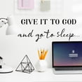thumbnail image 2 of Adhesivo de pared Give It to God and Go to Sleep (PVC, 30 x 70 cm), 2 of 3