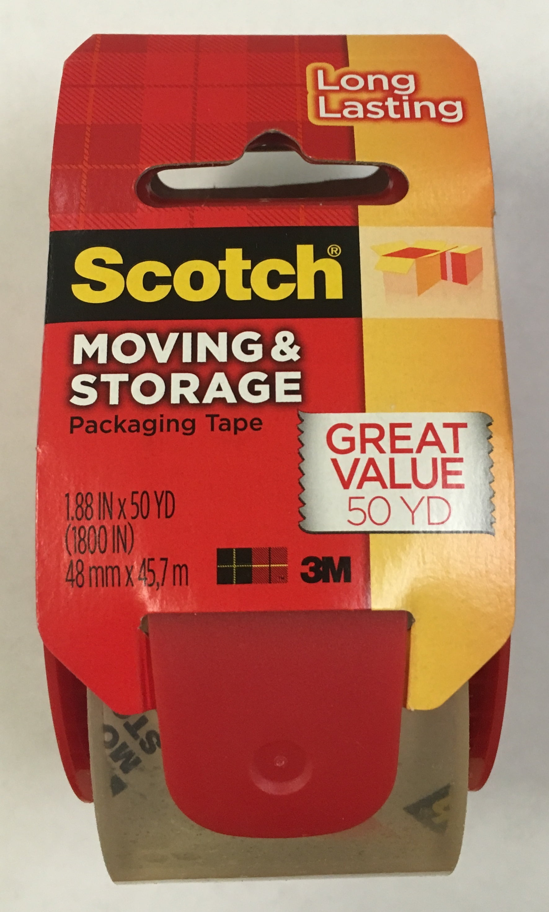 Scotch Moving Storage Tape W Disp 50 Yds