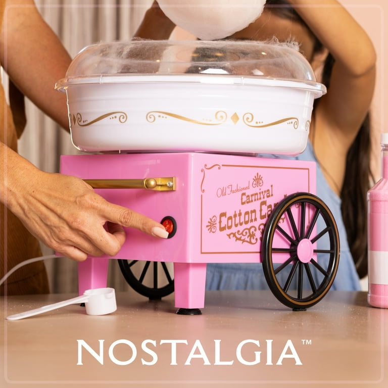 Nostalgia Vintage Hard & Sugar-Candy Cotton Candy Maker