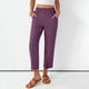 thumbnail image 1 of Pincandy Women's Solid Color Elastic Waist Pockets Linen Blend 9-Point Pants, Casual & Daily Wear, 1 of 7