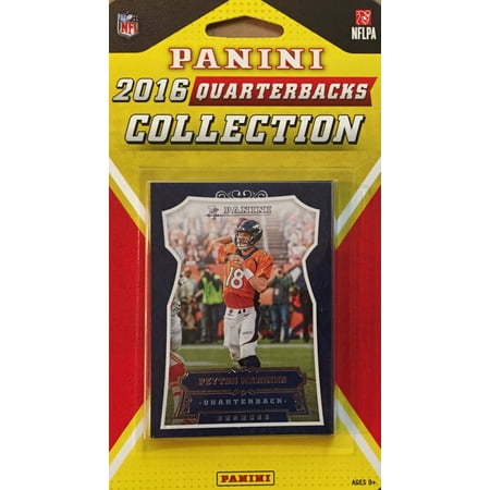 2016 Panini NFL Football Quarterbacks Collection Special Edition Factory Sealed 10 Card QB Set Including Peyton Manning, Tom Brady, Russell Wilson, Aaron Rodgers and (Tom Brady Best Quarterback In Nfl History)