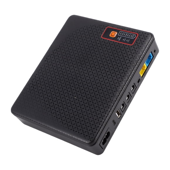 Mini UPS Batería De Respaldo Fuente De Alimentación Ininterrumpida USB Tipo C POE Salida De CC De Voltaje Múltiple Batería De 12000 MAh Para Cámara De Módem Enrutador