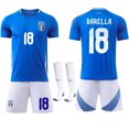 thumbnail image 1 of 2024 Italy National Team #14 Chiesa Home Football Jersey M, 1 of 7