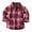 L101-Pink, variant on CAUYDY Kids Toddler Flannel Shirt Jacket Plaid Long Sleeve Lapel Button Down Shacket Baby Boy First Birthday Shirt Long Sleeve(L101-Green,12-18 M)
