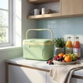 thumbnail image 2 of PINNACLE Mini Hard Shell Insulated Lunch Cooler 3L with Carry Handle, Green, 2 of 7