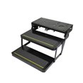 thumbnail image 3 of Lippert Components Entry Step 3722615 2 Electric Folding Steps; 24 Inch Width x 9 Inch Depth; With 7 Inch Rise; Up To 300 Pound Weight Capacity; Permanent Mount; Square Edge Steps, 3 of 4