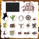 thumbnail image 4 of Cake Toppers Pretyps 46 Piezas Decoraciones de Cumpleaños Vaqueras, 4 of 7