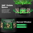 thumbnail image 2 of VIVOSUN 5-Pack 7 Gallon Visible Potato Grow Bags, Thick Fabric Potato Pots with 360° Visibility & Harvest Window, Potato Growing Containers Potato Planter Potato Planter for Growing Potatoes, Black, 2 of 9