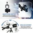thumbnail image 2 of BEBANG Telescope for Adults Astronomy, 80mm Aperture Astronomical Telescope, 3 Rotatable Eyepieces Refractor Telescope with Tripod, 2 of 10