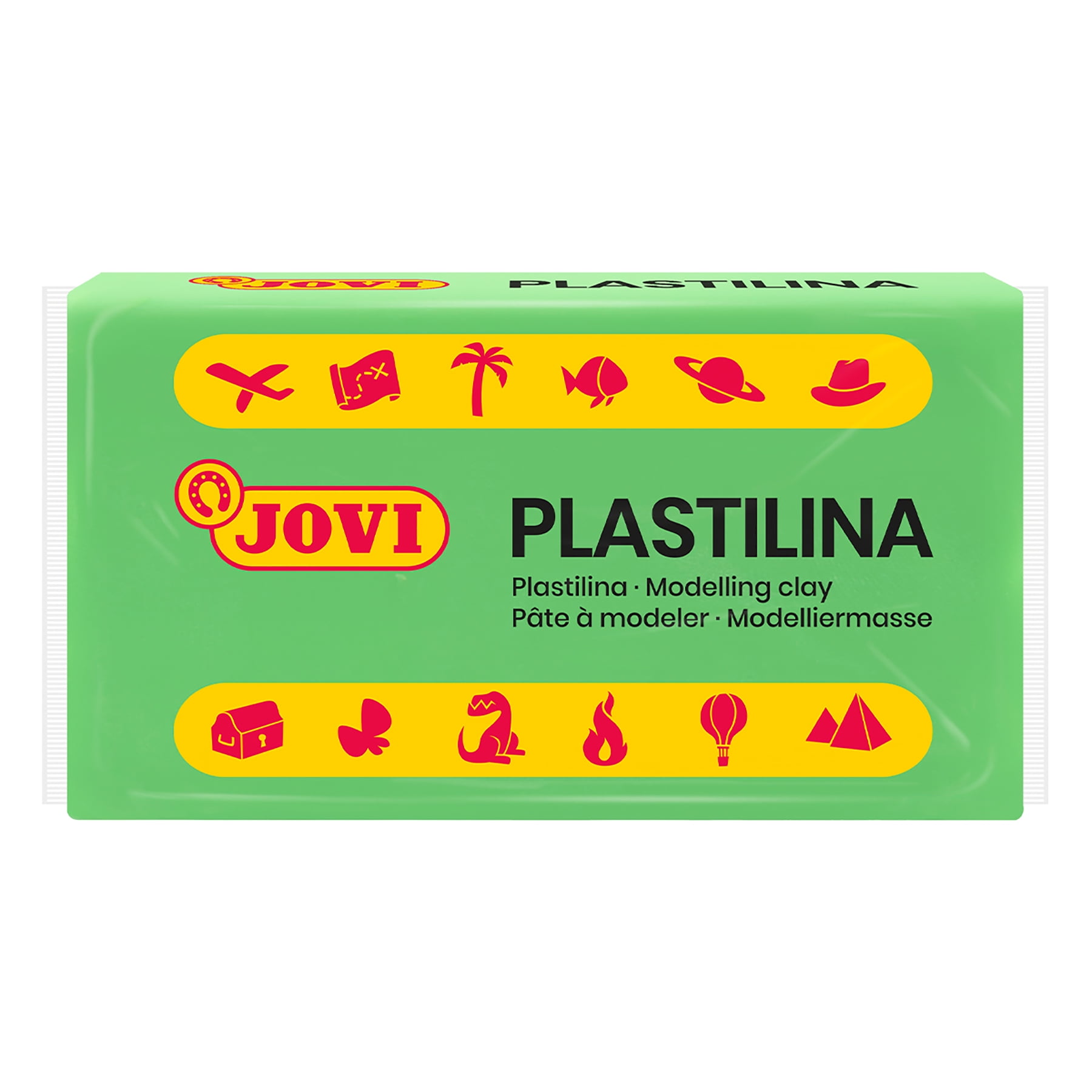 JOVI Plastilina Modeling Clay, Display Box of 30 Bars, Neon Colors