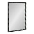 thumbnail image 5 of Kate and Laurel Endicott Modern Geometric Rectangle Wall Mirror, 24 x 36, Black, Rectangular Dimensional Pieced Wood Mirror for Use as Bathroom Mirror for Over Sink or Cute Nursery Mirror, 5 of 9