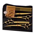 thumbnail image 1 of 4 unids/set salón profesional tijeras de peluquero tijeras de peluquería Kit de herramientas de corte de pelo 7,0 pulgadas MFZFUKR CPB-US-DYP1709-2, 1 of 5