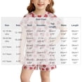 thumbnail image 3 of Cethrio Girls' Summer Pajama Sets, Casual Fashion 2 Piece Short Sleeve Kids' Sleepwear Multicolor Size 12-18 Months, 3 of 6