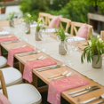 thumbnail image 4 of Ocean Conch Shell Cloth Napkins, Coastal Seahorse Coral Bows Retro Pink Washable and Reusable Dinner Napkins Set of 4, Table Napkin for Kitchen Party Birthday Wedding Hotel Housewarming 20"x20", 4 of 9