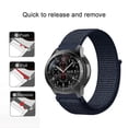 thumbnail image 4 of SOATUTO For Garmin Forerunner 245 Approach S42 D2 Air Venu 2 Plus For Samsung Watch 5 40 44mm Watch 5 Pro 45mm 20MM Watchbands Breathable Woven soft nylon ring sports belt Replacement Strap - Blue, 4 of 6