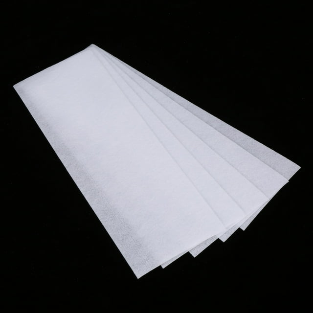 100 Hojas De Papel Para Depilación De Piernas, Brasos, Axilas, Tiras De Cera, Tela No Tejida, Depilación Eficaz Del Cabello, Adecuada Para La Mayoría De Los Tonos De Piel