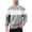 Grey, variant on Interlock Knit Hoodie for Men Winter Warmth Comfortable Everyday Casual Wear Oversized Pullover Long Sleeve Crewneck Casual Tops