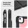 thumbnail image 7 of FJLBDE Case for iPad Pro 12.9 2022/2021/2020/2018 6th/5th/4th/3rd Gen, 360 Rotating Stand iPad Protective Case Cover with Auto Wake/Sleep, Pink, 7 of 7