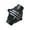 Black, variant on Opolski Golf Ball Marker Plastic Shell 360-Degree Rotation Aiming Scribing Clip Professional Line Drawing Portable Three Line Marker Golf Ball Alignment Marking Tool Golf Accessories Black