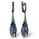 thumbnail image 1 of Pendientes de tulipán Pendientes colgantes de flores esmaltadas Joyería fina hecha a mano, Esmalte, C, 1 of 5