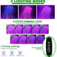 thumbnail image 2 of Grow Light, 80W Tri Head Timing 80 LED 9 Dimmable Levels Plant Grow Lights for Indoor Plants with Red Blue Spectrum, Adjustable Gooseneck, 3 9 12H Timer, 3 Switch Modes, 2 of 8