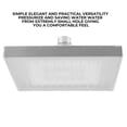 thumbnail image 4 of 8 Inch Chrome Led Rainfall Shower Head 7 Colors Changing Temperature Controlled High Pressure Bathroom Shower Head, 4 of 5
