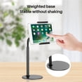thumbnail image 1 of Ruiboury Telescopic Mobile Phone Stand Lazy Universal Tablet Phone Holder Stand For Desk Black, 1 of 6