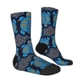 thumbnail image 3 of Uemuo Turtle Pattern Women's Crew Socks, Soft Durable Breathable Moisture-Wicking with Odor Control Cotton socks, 3 of 9