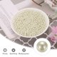thumbnail image 3 of Uxcell 2500Pcs Faux Pearl for Crafting, 6mm No Hole ABS Round Pearls Beads for Cosmetic Boxes, DIY, Beige, 3 of 5