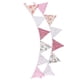 thumbnail image 3 of Banderines de cumpleaños para fiestas infantiles, banderines de algodón, decoración de pared para niños, color rosa, rústico kenally HA6324-03B, 3 of 6
