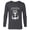 Charcoal Heather, variant on Marvel Studios Deadpool & Wolverine Chimichangas Toony - Long Sleeve T-Shirt for Men - Customized-White
