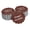 Brown, variant on Inkdotpot Silver Foil Paper Hang Tags Happy Birthday Favor Tags 100 Piece