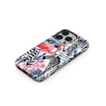 thumbnail image 3 of DesignSkinz Scratch-Resistant Hard Slim Case Compatible with iPhone SE Gen 2/3 (Compatible with MagSafe) - Tropical Flamingo and Zebra Jungle, 3 of 9