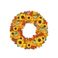 thumbnail image 5 of Fall Thanksgiving Wreath Wooden Decorative Holiday Door Hanger, 5 of 11