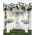 thumbnail image 6 of 5 Heads Hydrangea Bouquet Silk Artificial Flowers for Party Wedding Living Room Decoration Accessories Home Party Decoration, 6 of 7