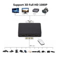 thumbnail image 3 of 3 Ports HDMI-Compatible Splitter Switcher Hub Box with Remote Control Hd 1080P 3 in 1 Out Switcher, 3 of 7