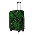 thumbnail image 2 of Uemuo Green Bright Web with Spiders Printed Washable Luggage Cover - Fashion Suitcase Protector Fits 18-32 Inch Luggage -Small, 2 of 9