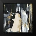 thumbnail image 2 of Lera 15x15 Black Modern Framed Museum Art Print Titled - Golden Patches II, 2 of 5